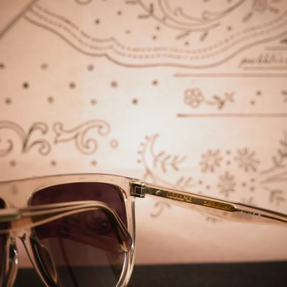 Celine Thin Shadow Crystal Clear Frame CL40006I 72F - Picture 3 of 5